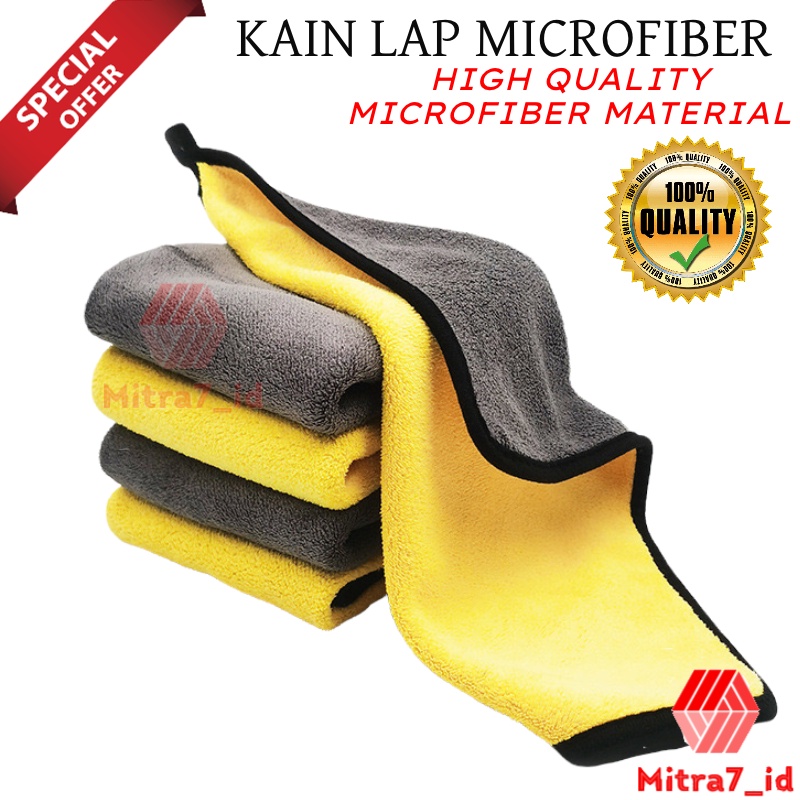 [M7] Kain Lap Mobil 500GSM Microfiber Anti Gores Dan Lecet / Kain Lap Mobil / Kain Lap Microfiber / Kain Lap Mobil / Kain Lap Meja / Kain Lap Serbaguna