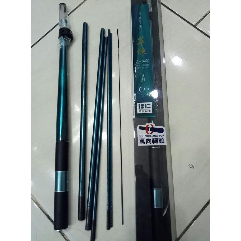 Tegek Joran Pancing Zoom Emerald 180 - 210