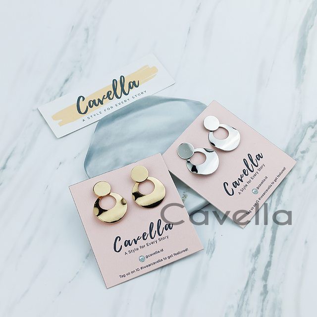 Premium Earring Anting by Cavella - Model : Cyanite ER010