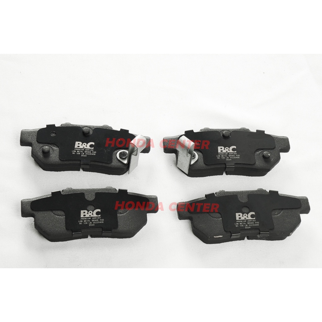 kampas rem brake pad sepatu rem belakang jazz gd3 ge8 city gd8 gm2 2005 2006 2007 2008 2009 2010 2011 2012 2013 2014 cakram b