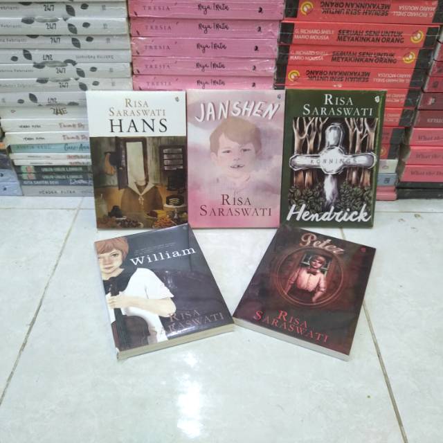 Paket 5 Buku Novel Peter Cs Karya Risa Saraswati Hans Peter Janshen William Hendrik Shopee Indonesia