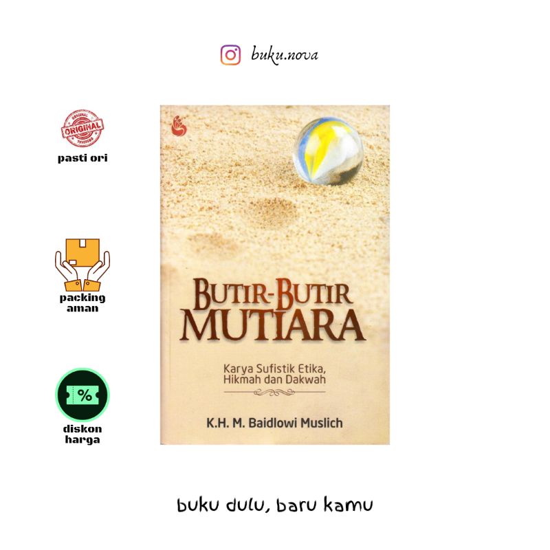 Buku Butir-Butir Mutiara Karya Sufistik Etika, Hikmah dan Dakwah