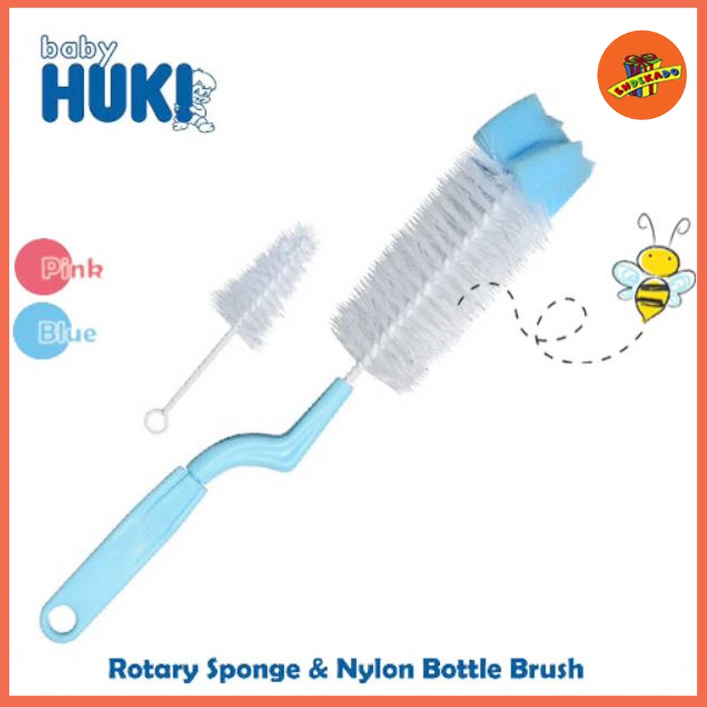 HUKI SIKAT BOTOL ROTATE SPONGE C1230