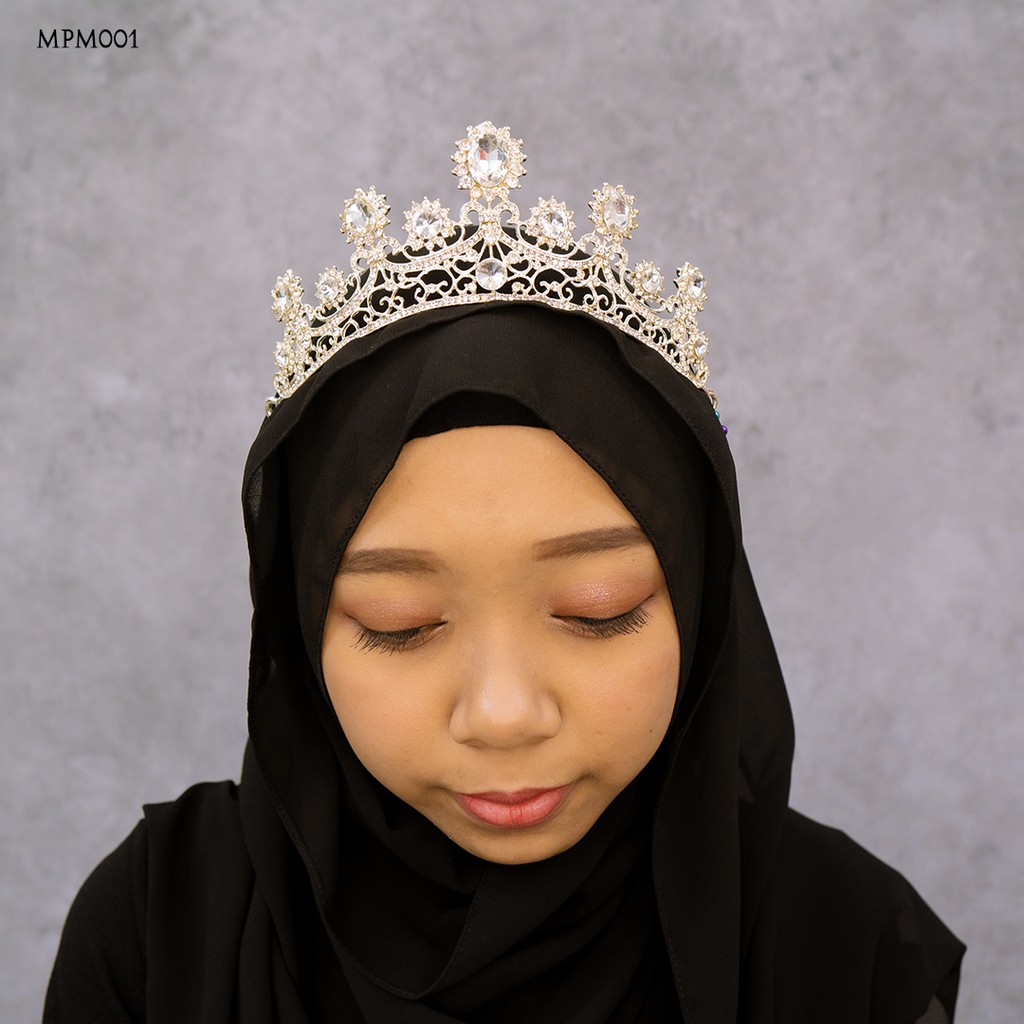 [SIAP KIRIM] MAHKOTA PERNIKAHAN ASESORIS BRIDAL WANITA EXCLUSIVE MPM001