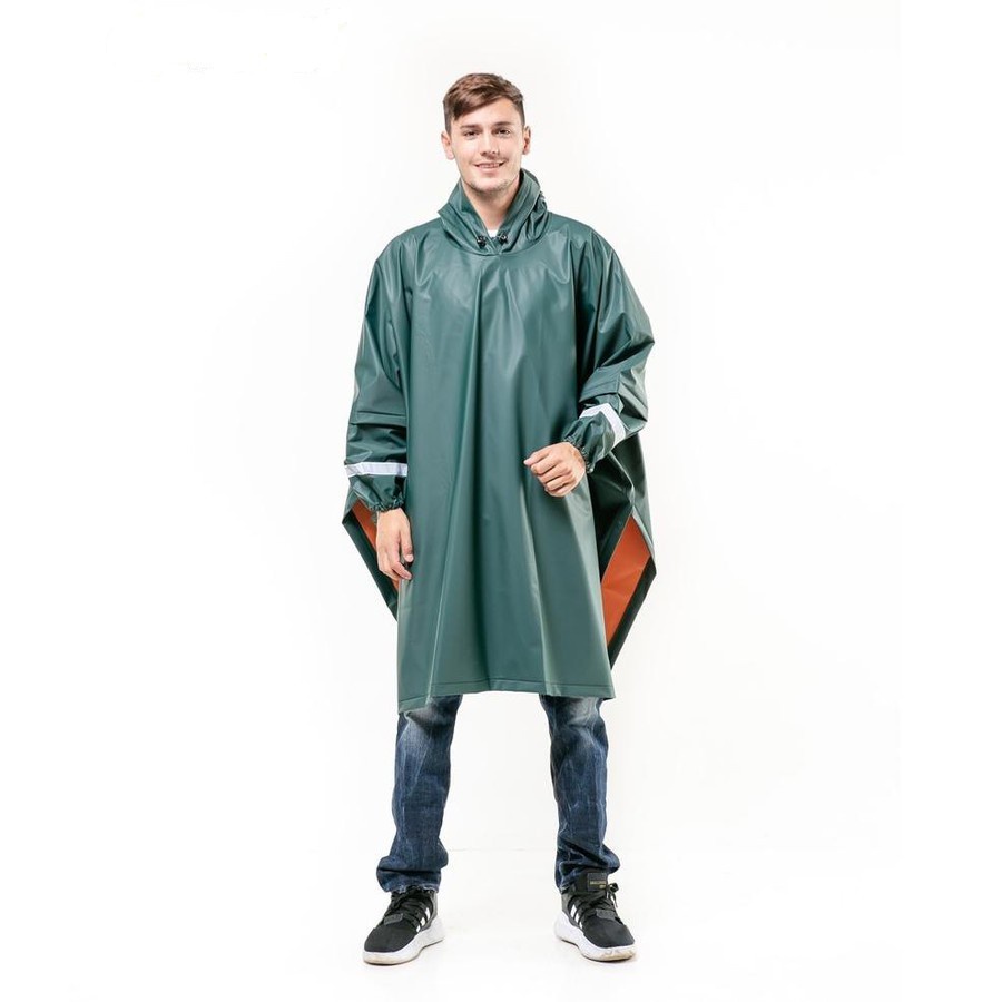 Jas Hujan Ponco Lengan Tiger Head