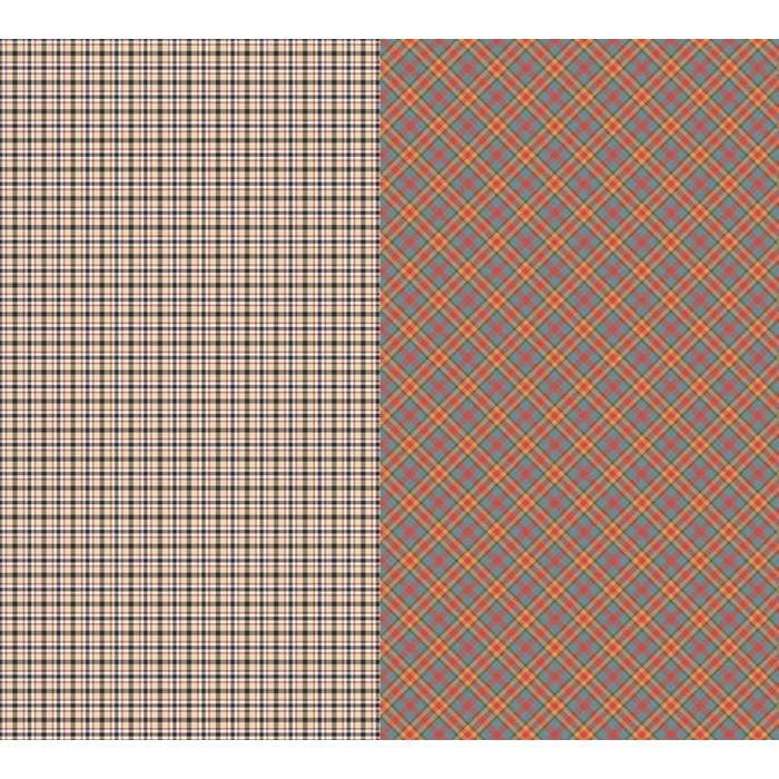 Kertas Scrapbook - Tartan Design (5)
