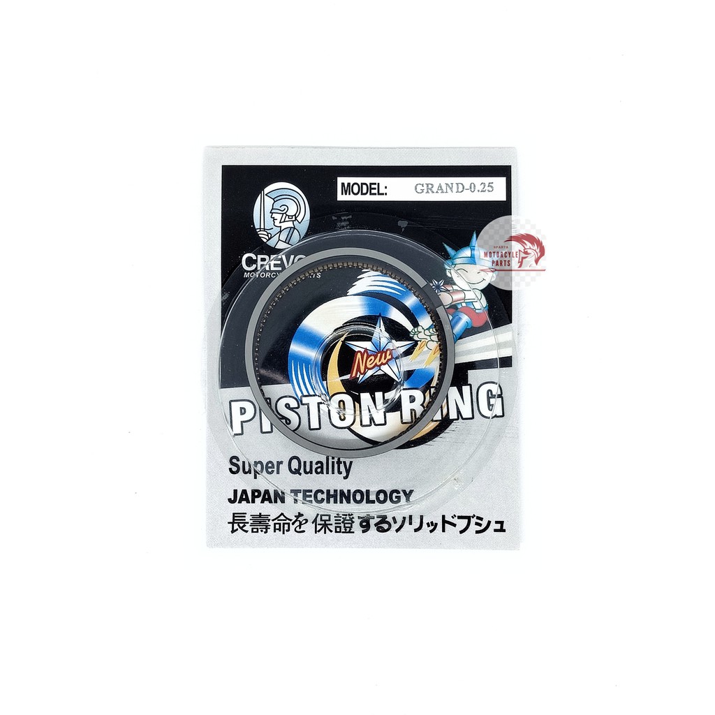 Ring Seher Ring Piston Astrea Grand Win 100 Supra X 100  Legenda Prima CREVON-3