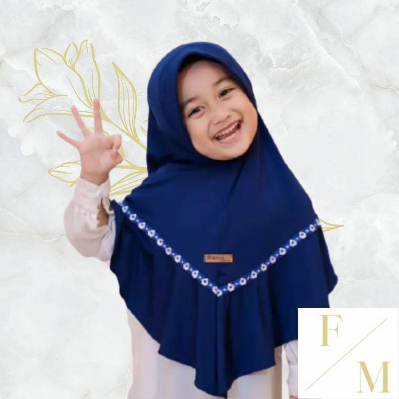 Hijab Anak TK Malika / Jilbab nyaman murah lucu kualitas PREMIUM