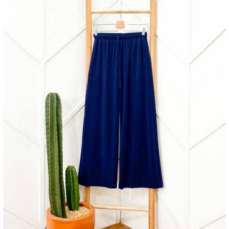 Longs pants Cullote Korean//Cullote daily//Cullote super jumbo//kulot wanita-Navi