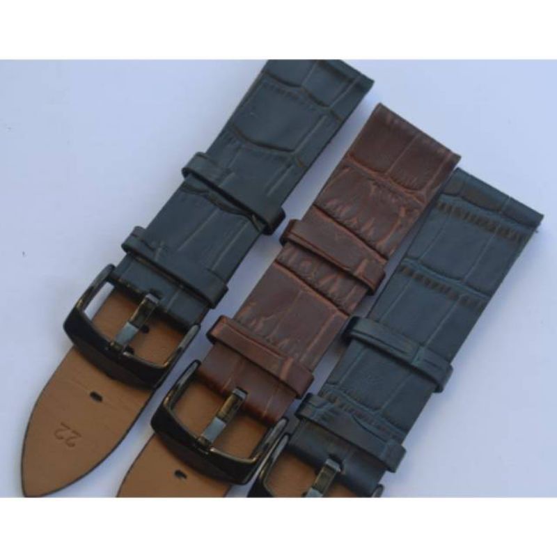 STRAP TALI JAM TANGAN KULIT BERKUALITAS 12MM - 22MM