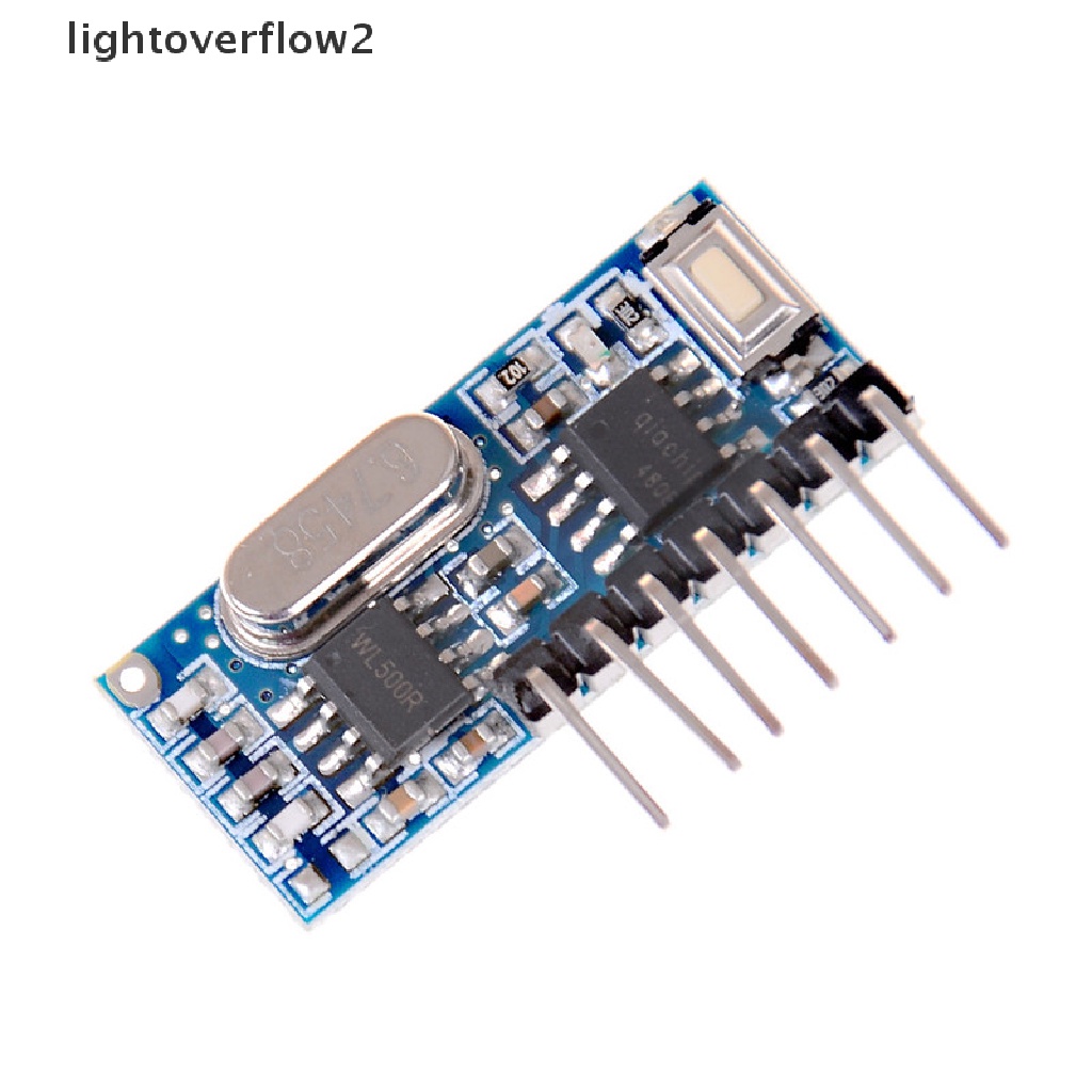 (Light2) Modul Decoder Rf Wireless 433mhz 1527 Untuk Belajar Kode