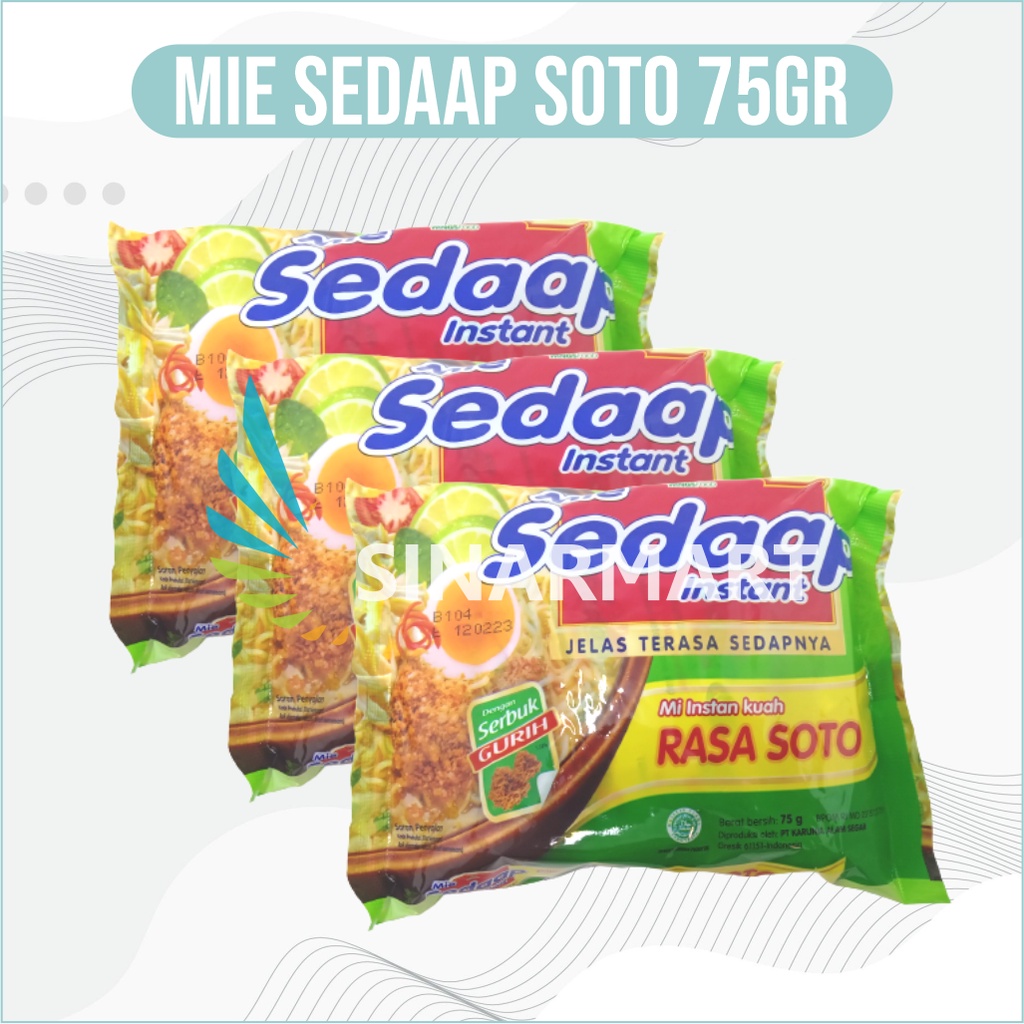 

MIE SEDAAP SOTO KUAH 75 GRAM