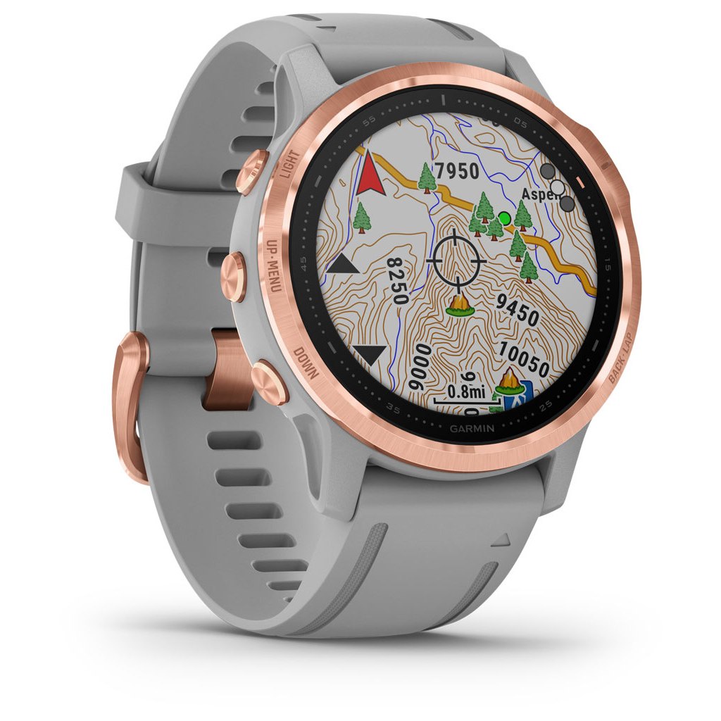 JAM TANGAN PRIA /WANITA GARMIN FENIX 6S ROSEGOLD GRAY GARANSI 2 TAHUN