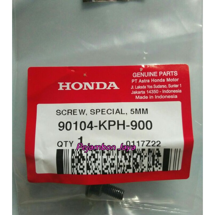 90104KPH900 SCREW SPECIAL 5MM