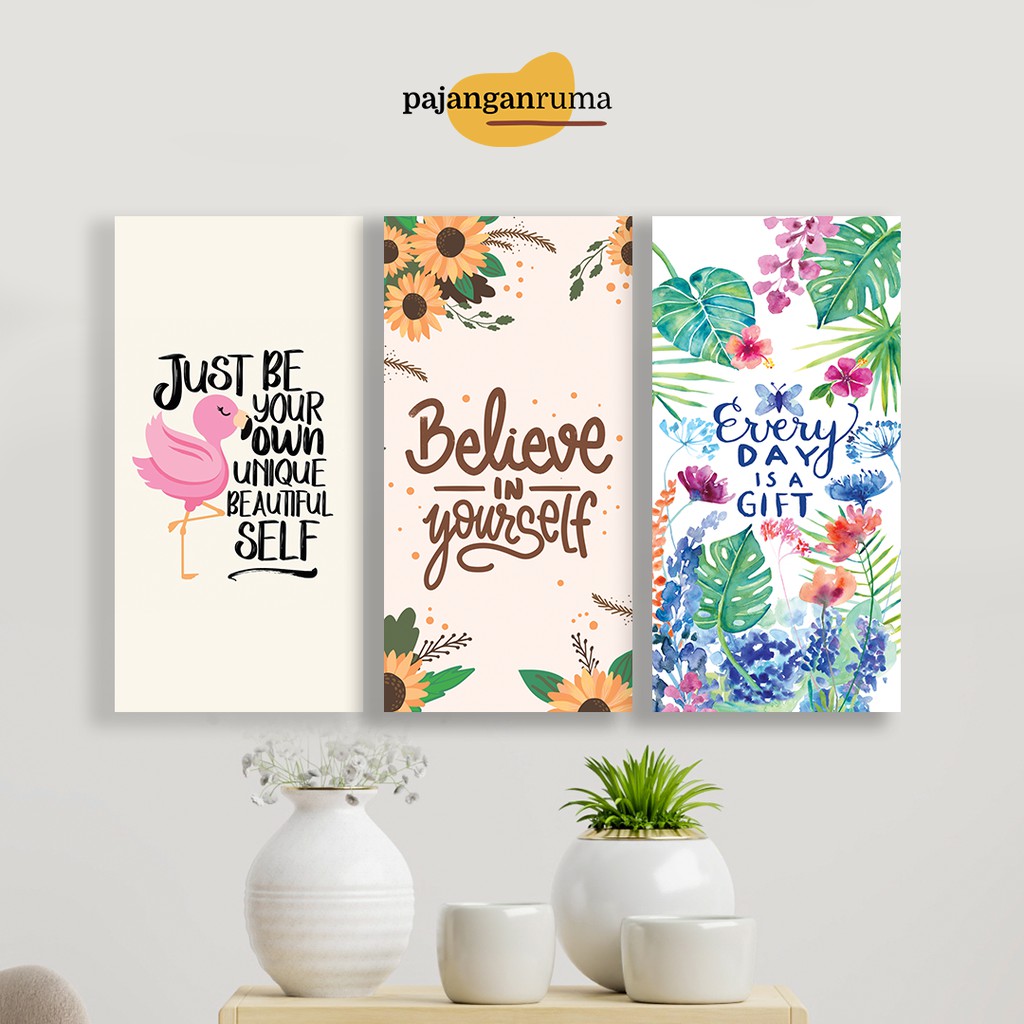 Pajangan Rumah Hiasan Dinding Dekorasi Kamar Walldecor Motivasi Quotes Aesthetic