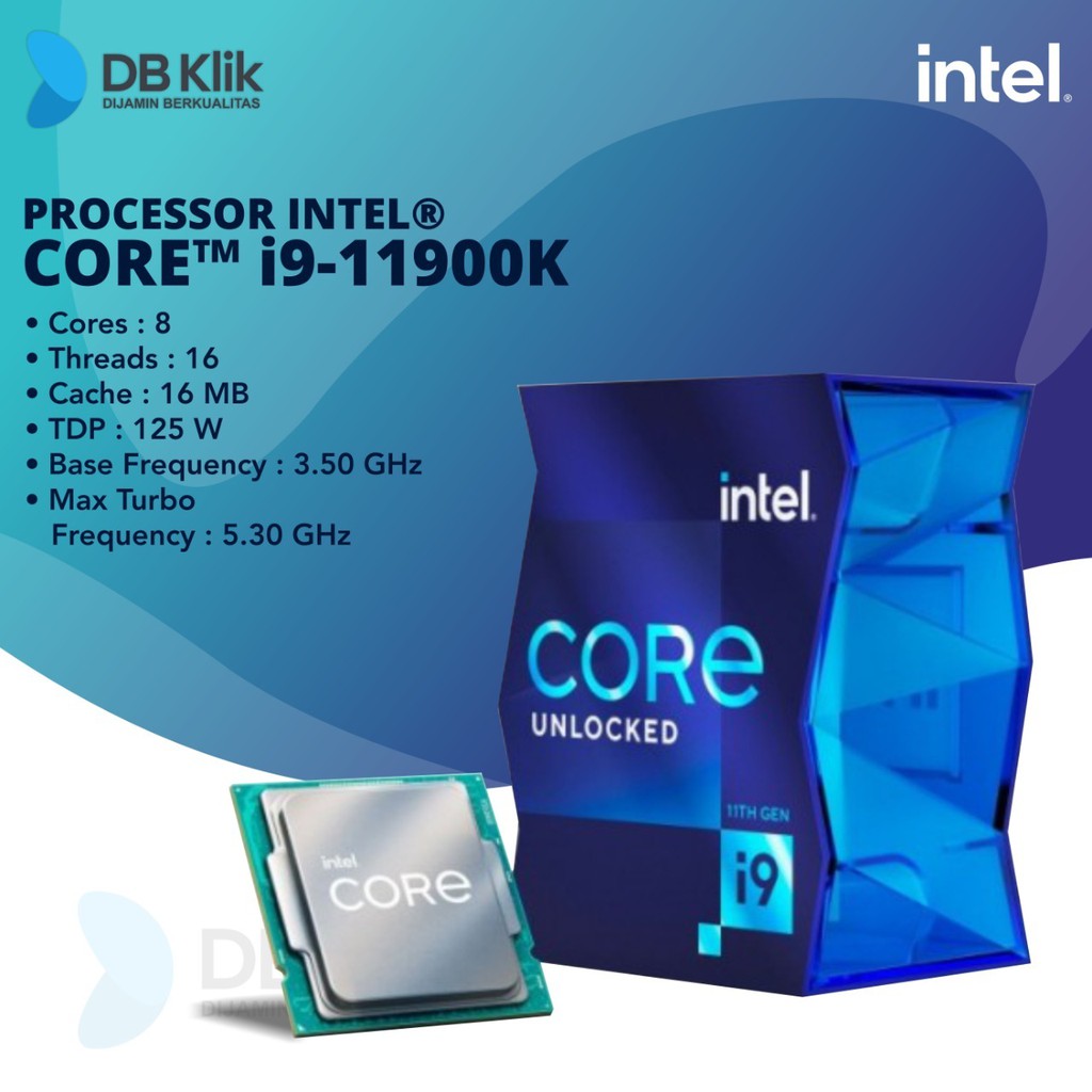 Jual Processor Intel Core I9-11900K Box 3.5GHz LGA1200 | Intel I9 ...