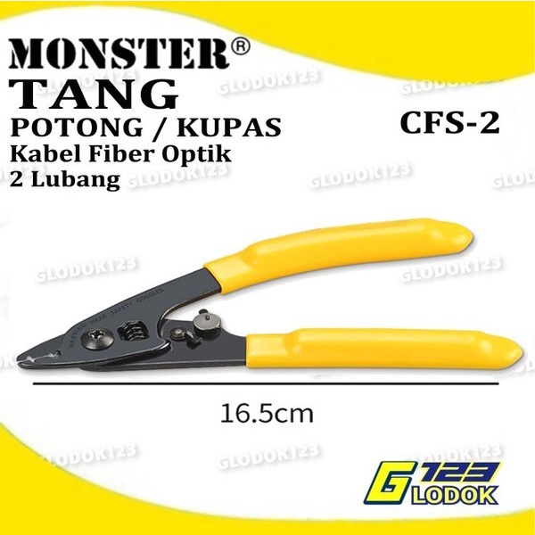 Tang Kupas Kabel Fiber Optik Optic Wire Stripper Plier 2 3 Hole Lubang