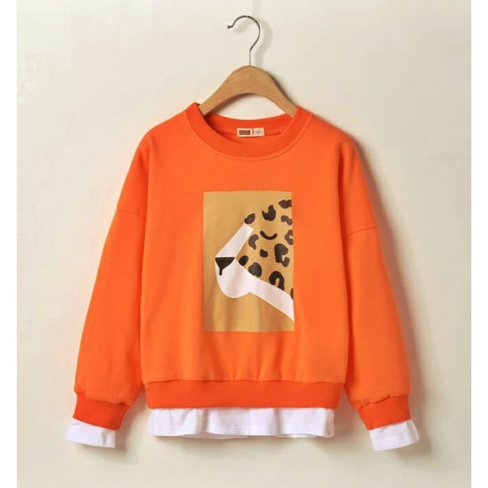 Tokomilkan - LEOPARD Sweater / Sweater Fleece Anak Perempuan 1 - 6 tahun