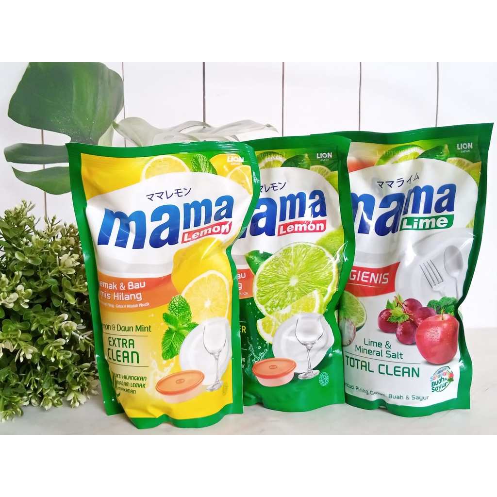 Mama Lemon / Lime Pouch Sabun Cuci Piring 680 ml