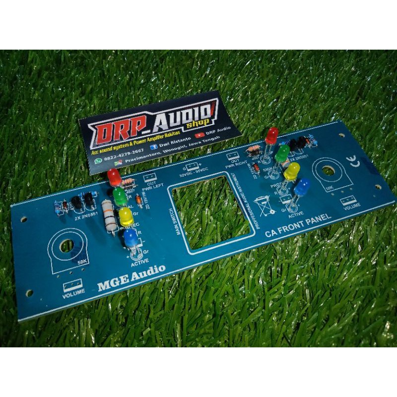 Led indikator power amplifer rakitan panel depan box CA