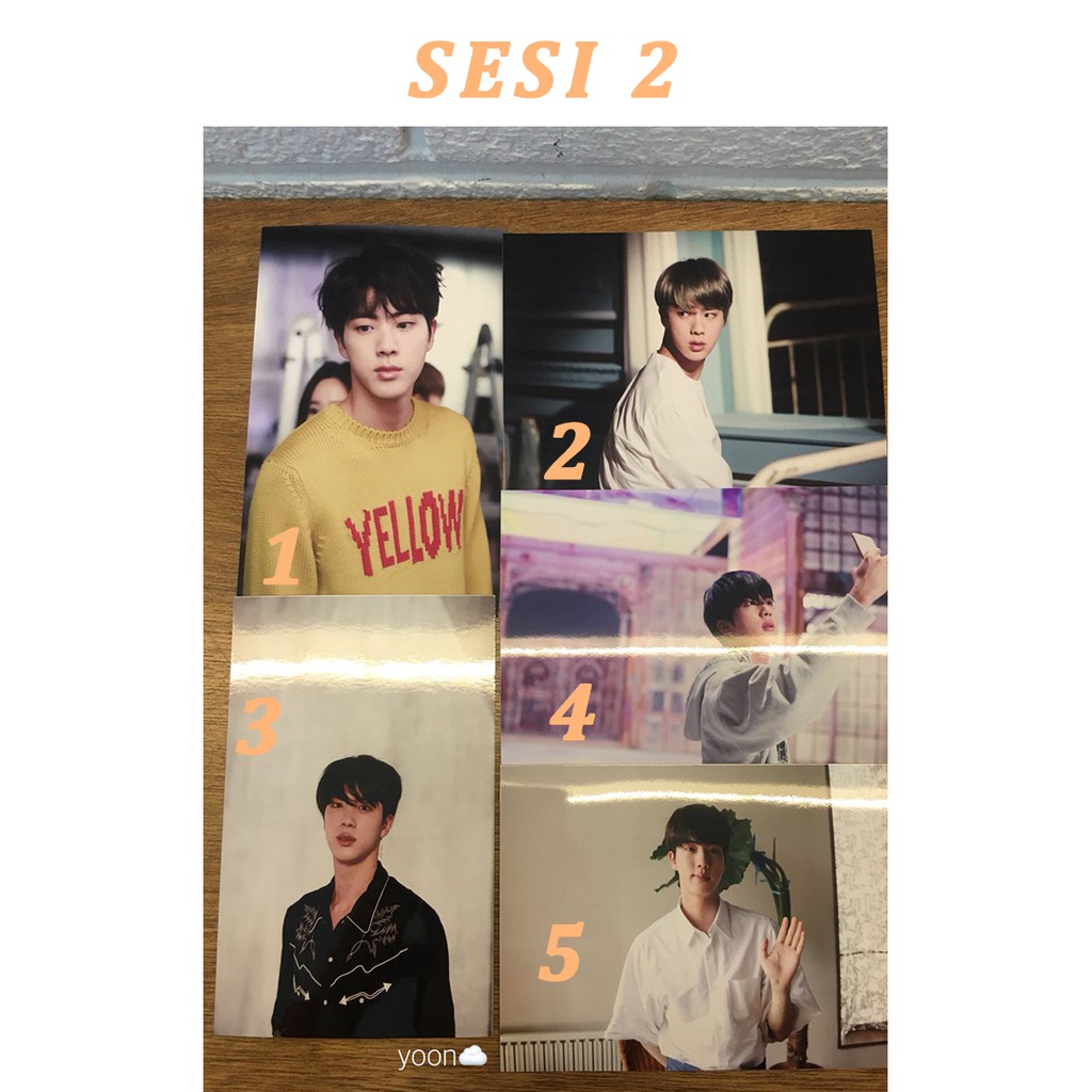 [READY STOCK] BTS - JIN LIVE PHOTO 오늘 ONEUL(OH, ALWAYS) EXHIBITION SEASON 2