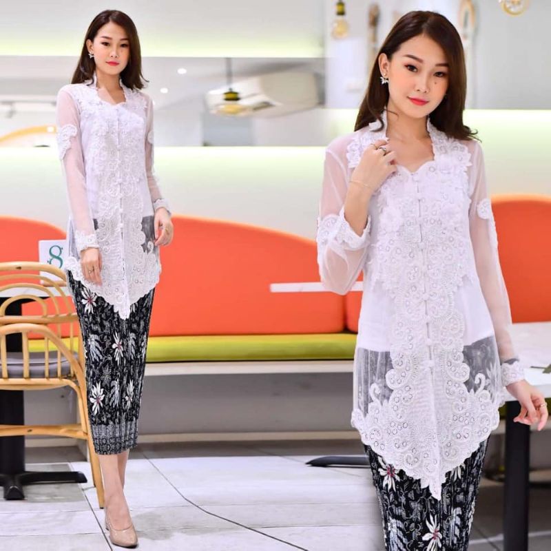 REALPICT SETELAN KEBAYA PAYET BORDIR/KEBAYA PAYET MODERN/KEBAYA PAYET PANJANG