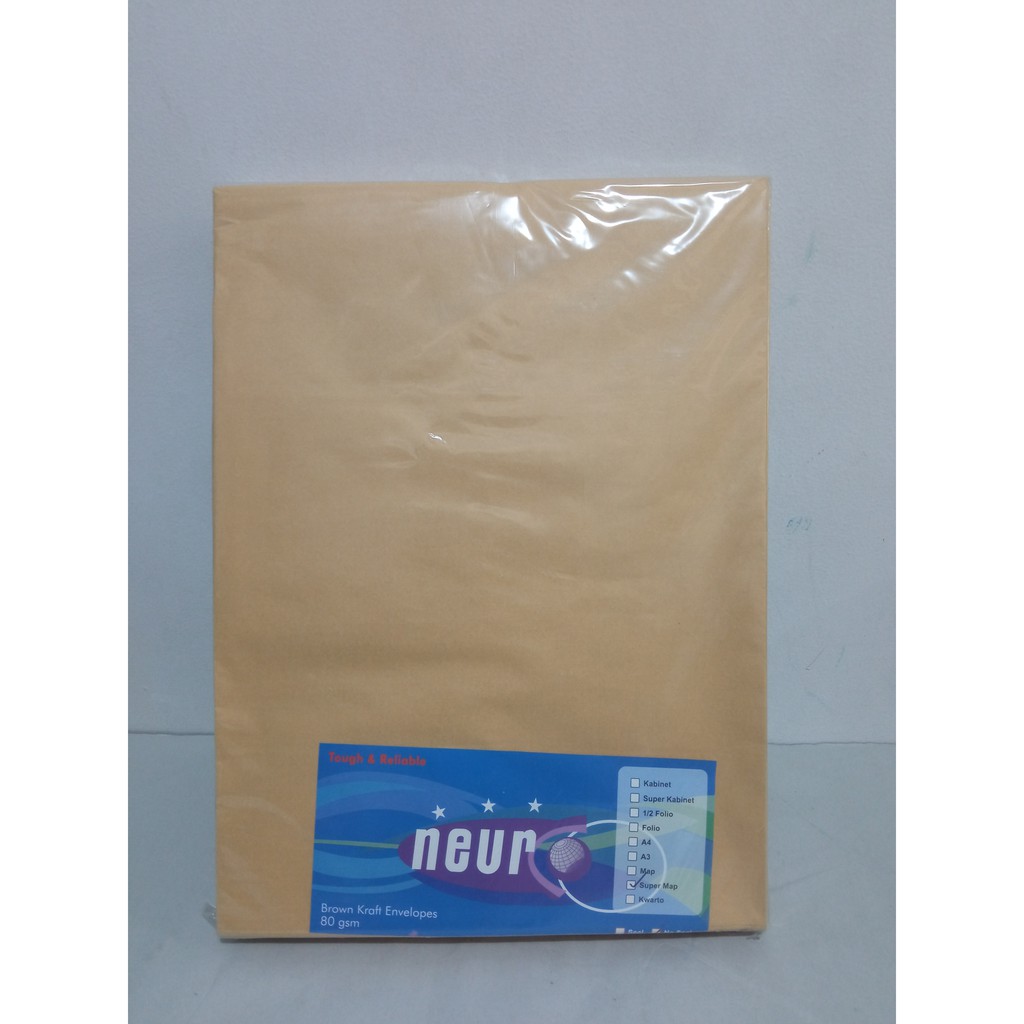

Amplop Coklat Ukuran Super Map Neuro ( 29 x 39,5 cm )