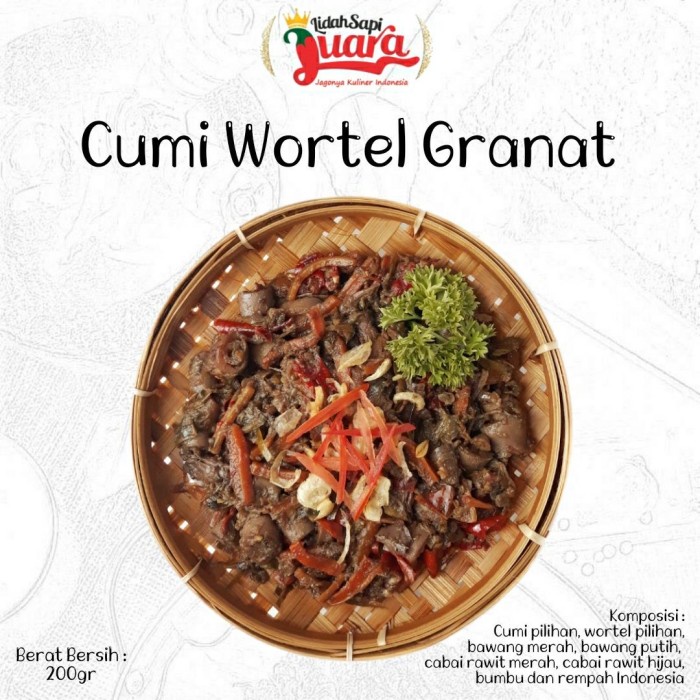 

CUMI WORTEL GRANAT
