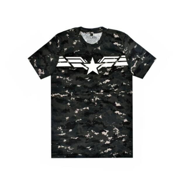 Kaos Azura Captain America Camo dkk