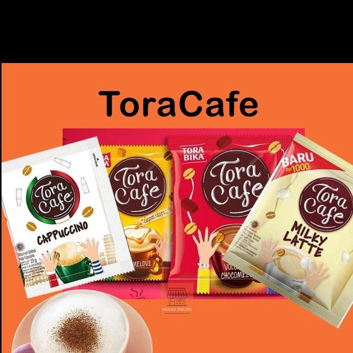 

TORACAFE KOPI SUSU INSTANT 1 RENCENG ISI 10 SACHET TORABIKA TORACAFE