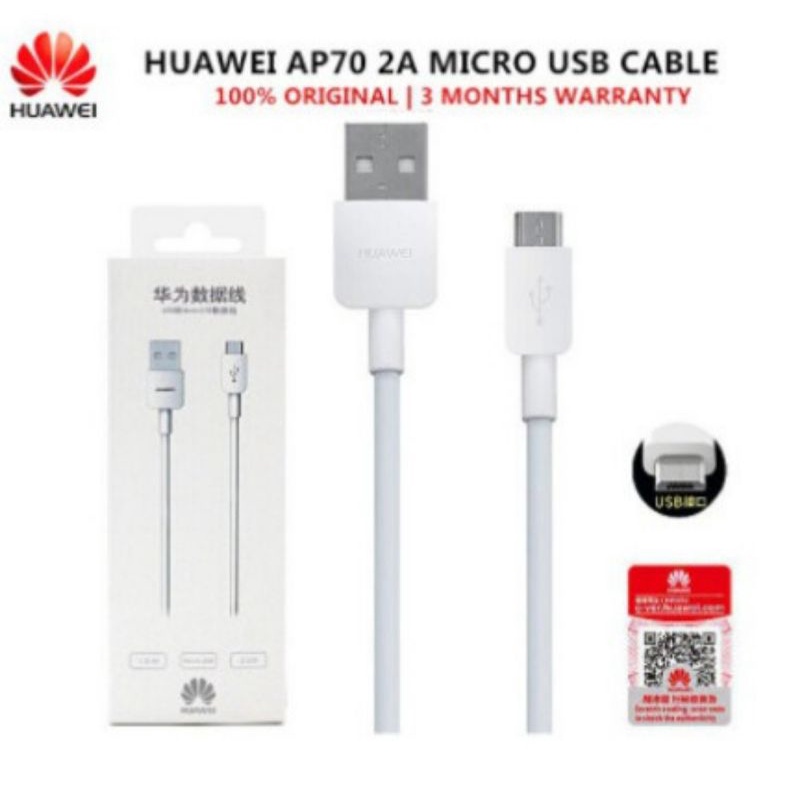 Kd Kabel Casan Kabel Data Huawei Micro &amp; Type C Ori