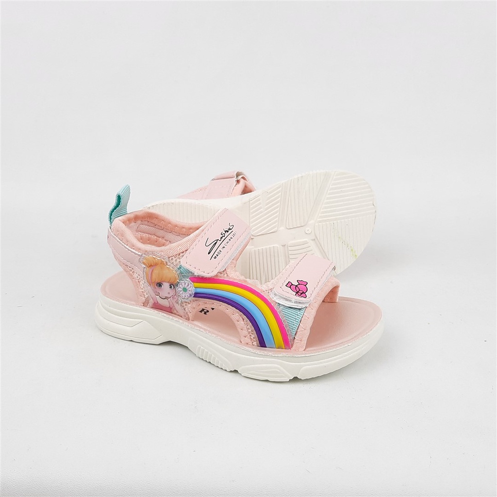 Sepatu sandal anak perempuan alea kae Ef.22.Rainbow 25-30