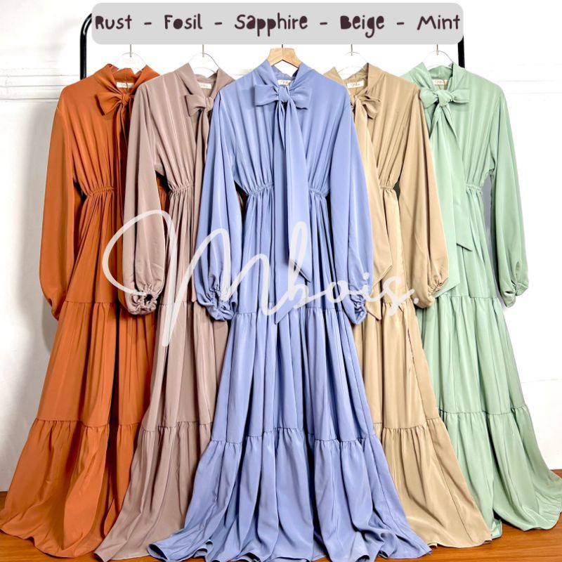 [MBOIS BASIC] - AMOR CLASSY DRESS / LONG DRESS LUX PREMIUM / DRESS KONDANGAN