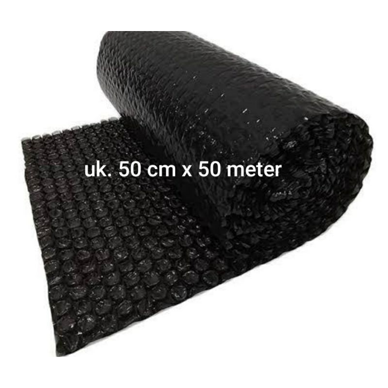 

bubble wrap uk. 50 cm x 50 meter | hitam