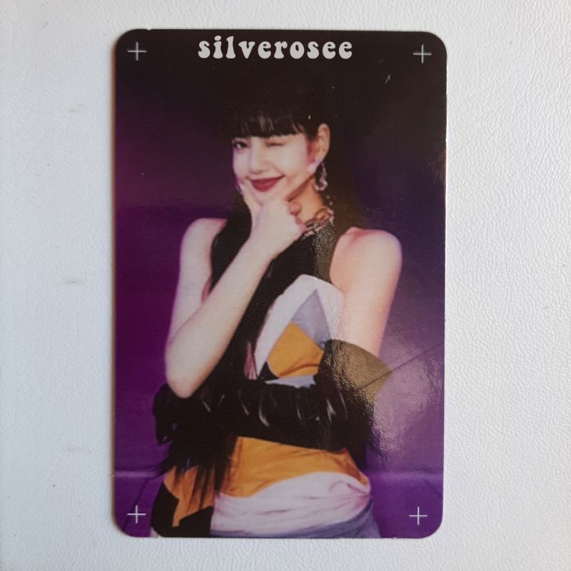 photocard pc lisa hylt how you like that blackpink