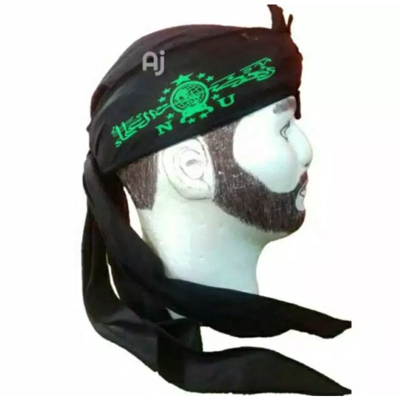 iket udeng jawa sunda motif Nu topi kepala ukuran pria dewasa motif hitam Nu elastis bisa di atur
