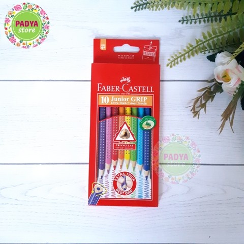 

Hot Sale Faber Castell Pensil Warna Junior Grip Isi 10 Warna Diskon
