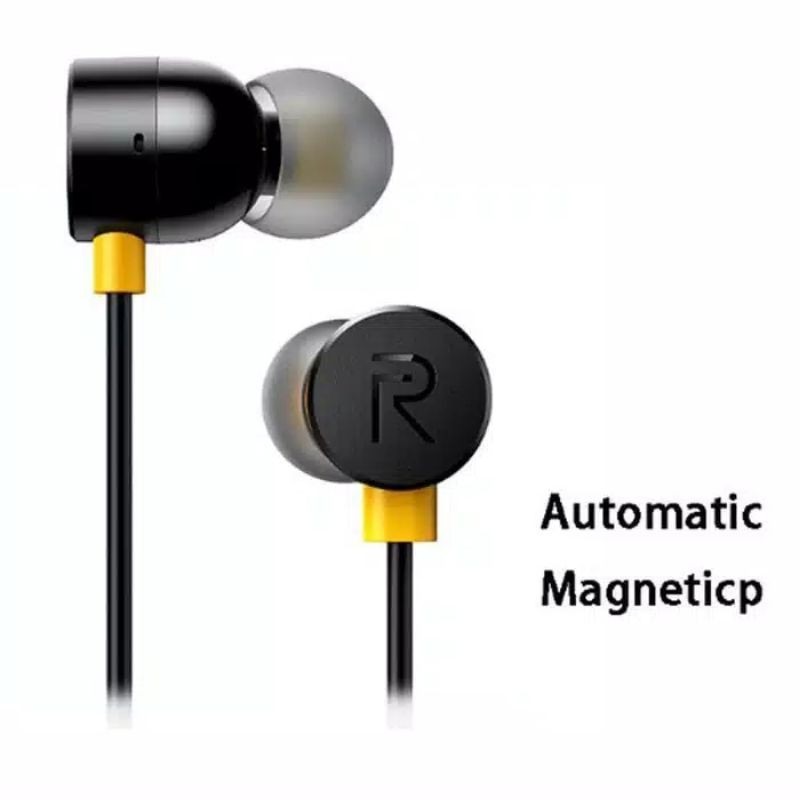 Headset realme MA10 magnet stereo bass handsfree/earphone