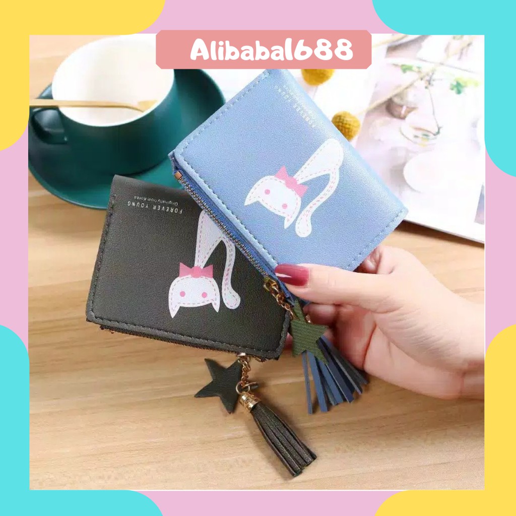 *ALIBABA1688* DOMPET LIPAT WANITA AS803 KOREAN FASHION TRENDY FASHION WALLET