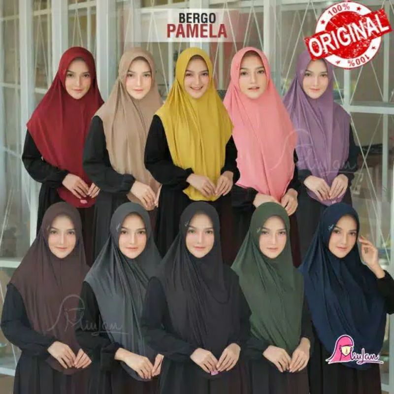 Jilbab Miulan Bergo Pamela Hijab Instan