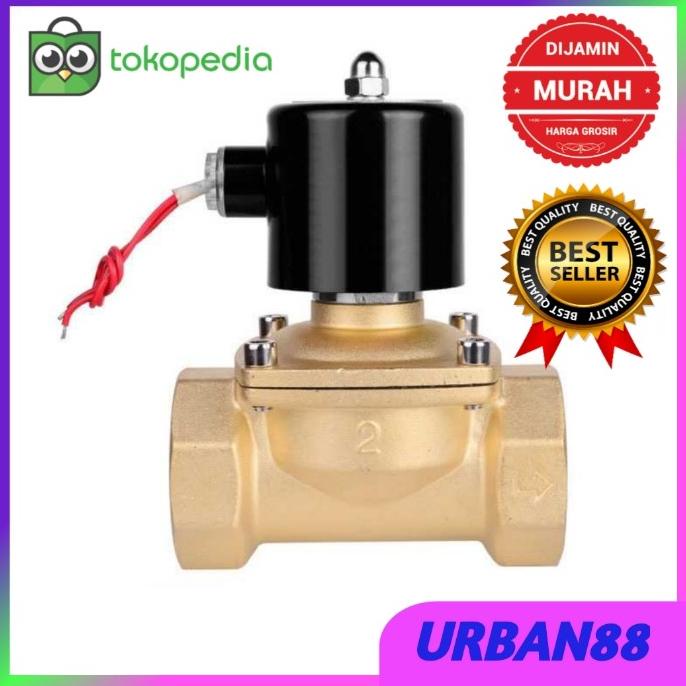 Electric Solenoid Water Valve 1 Inch 220V Solenoid Kuningan DN25