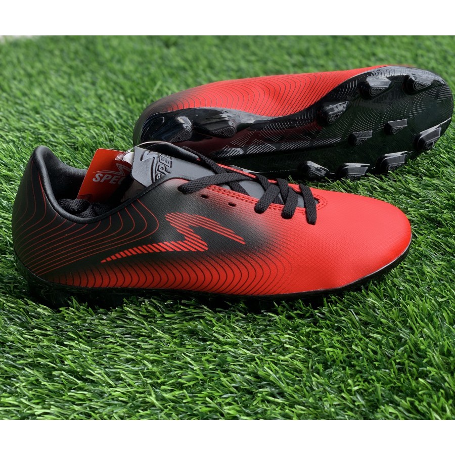 Sepatu bola specs original Pulse FG black red new arrival 2021