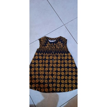 dress anak batik keris