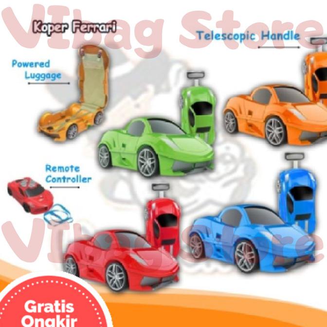 Tas Koper Anak / Mainan Anak Mobil Ferrari Remote Control HM1005