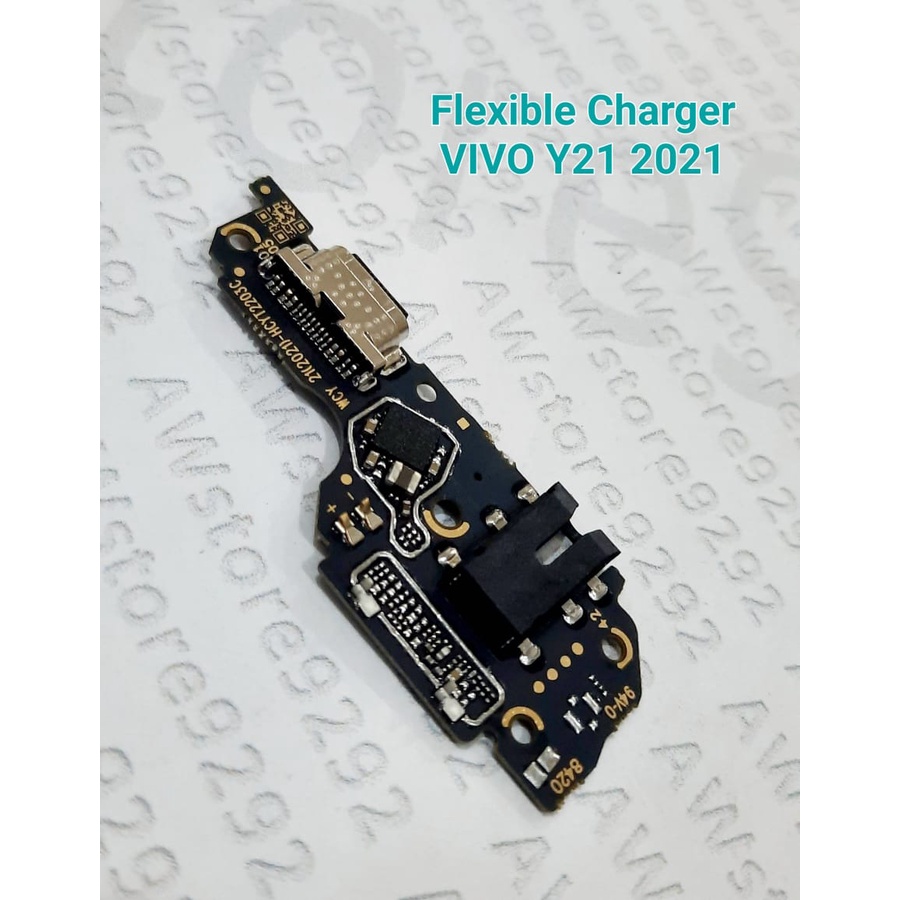 Flexible Fleksibel Konektor Charger Vivo Y21 2021 Y33s 2021 Papan PCB Con Cas