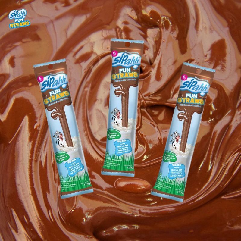 

Sipahh Fun Straws Chocolate 5pcs | Festive Frozen Food