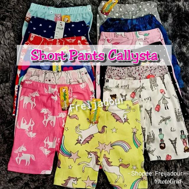 Celana Legging Pendek Anak Short Pants Callysta