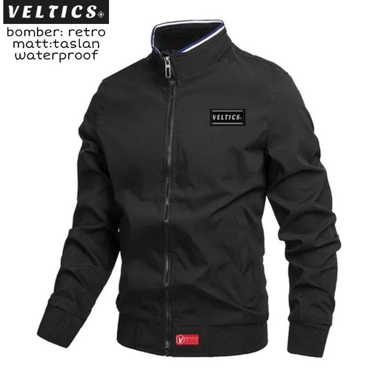 JAKET BOMBER WATERPROOF / JAKET WATERPROOF PRIA / JAKET BOMBER RETRO / BOMBER PRIA / JAKET RETRO PRI