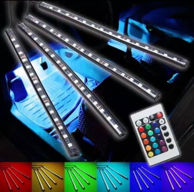 [COD] lampu variasi Kolong Mobil RGB 16 Mode Warna