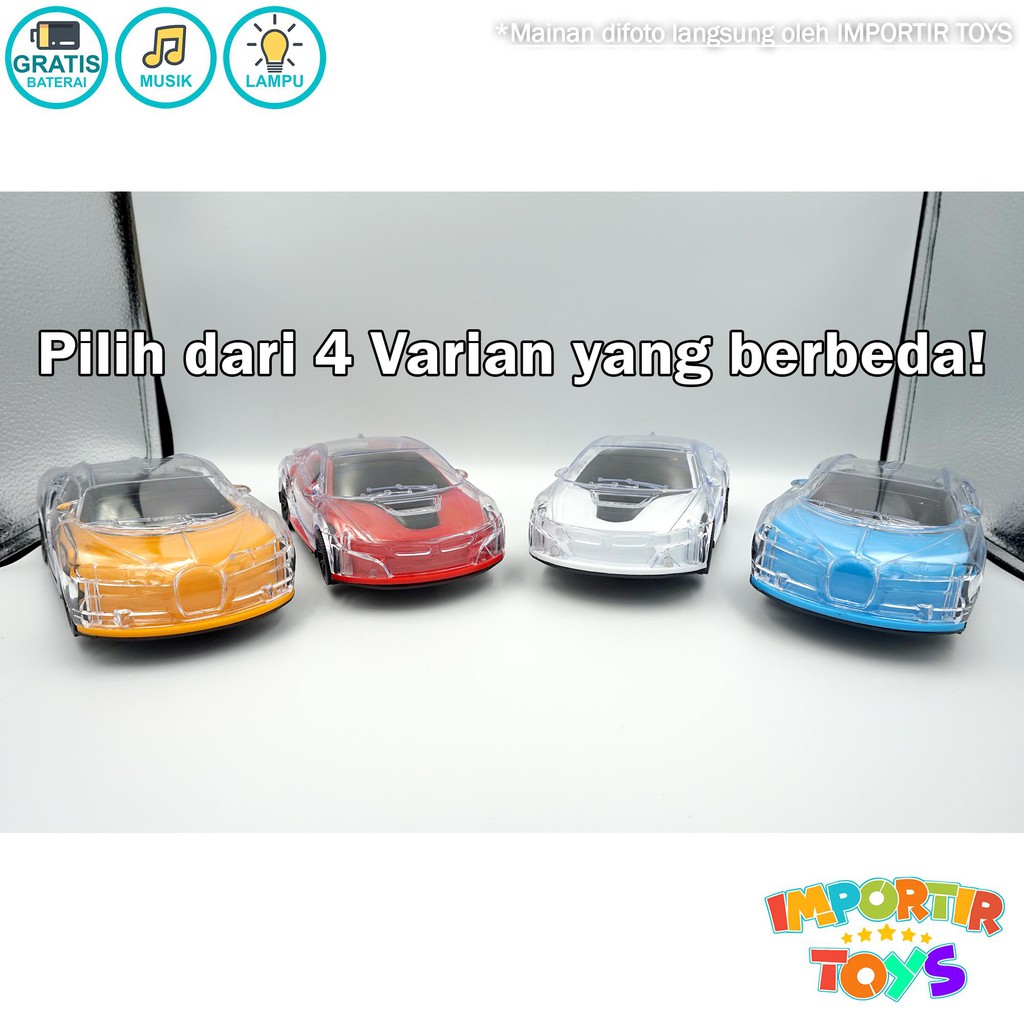 Mainan Mobil Anak dengan Lampu dan Lagu Best Moder 4 Varian